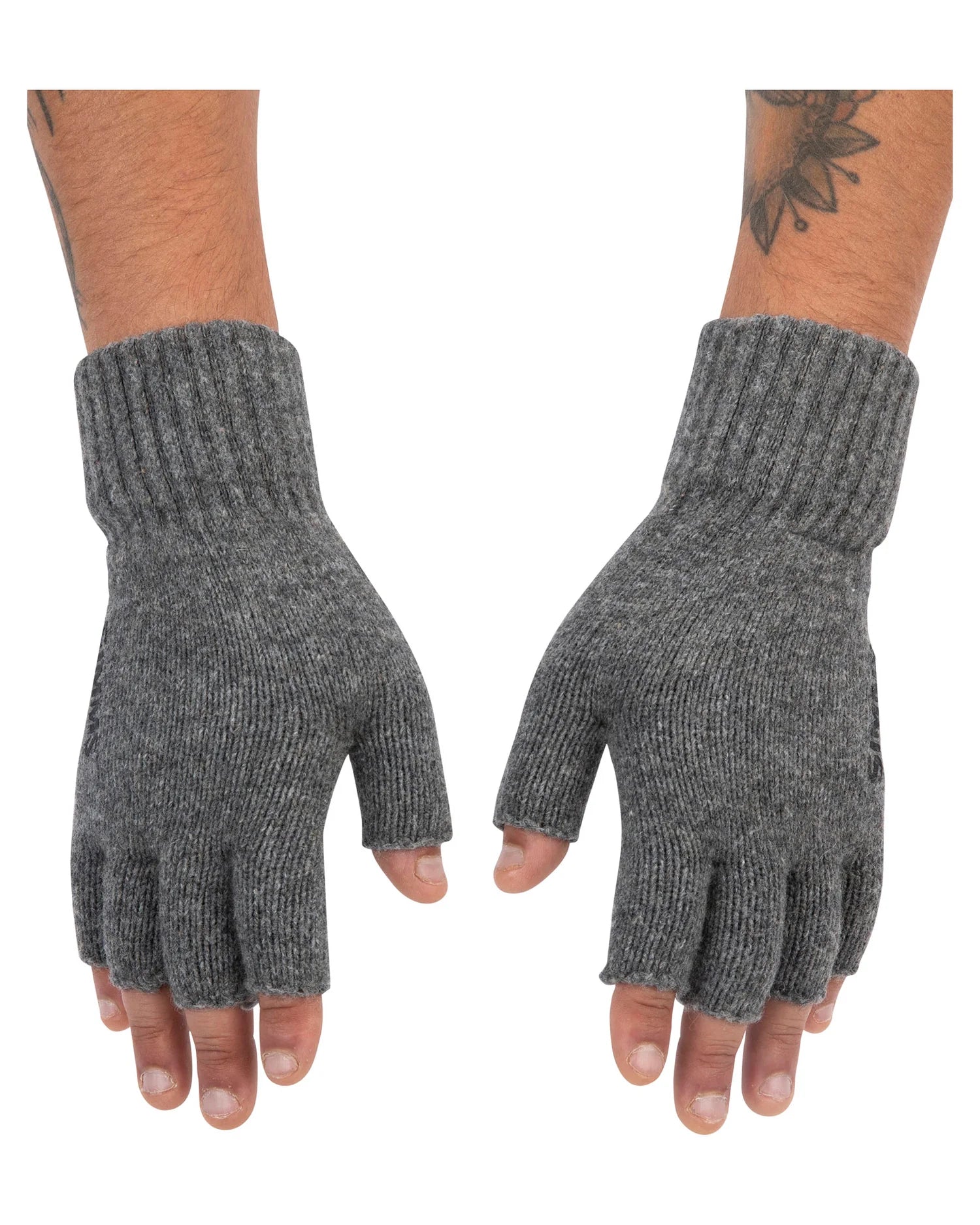 Simms Wool Half Finger Mitt