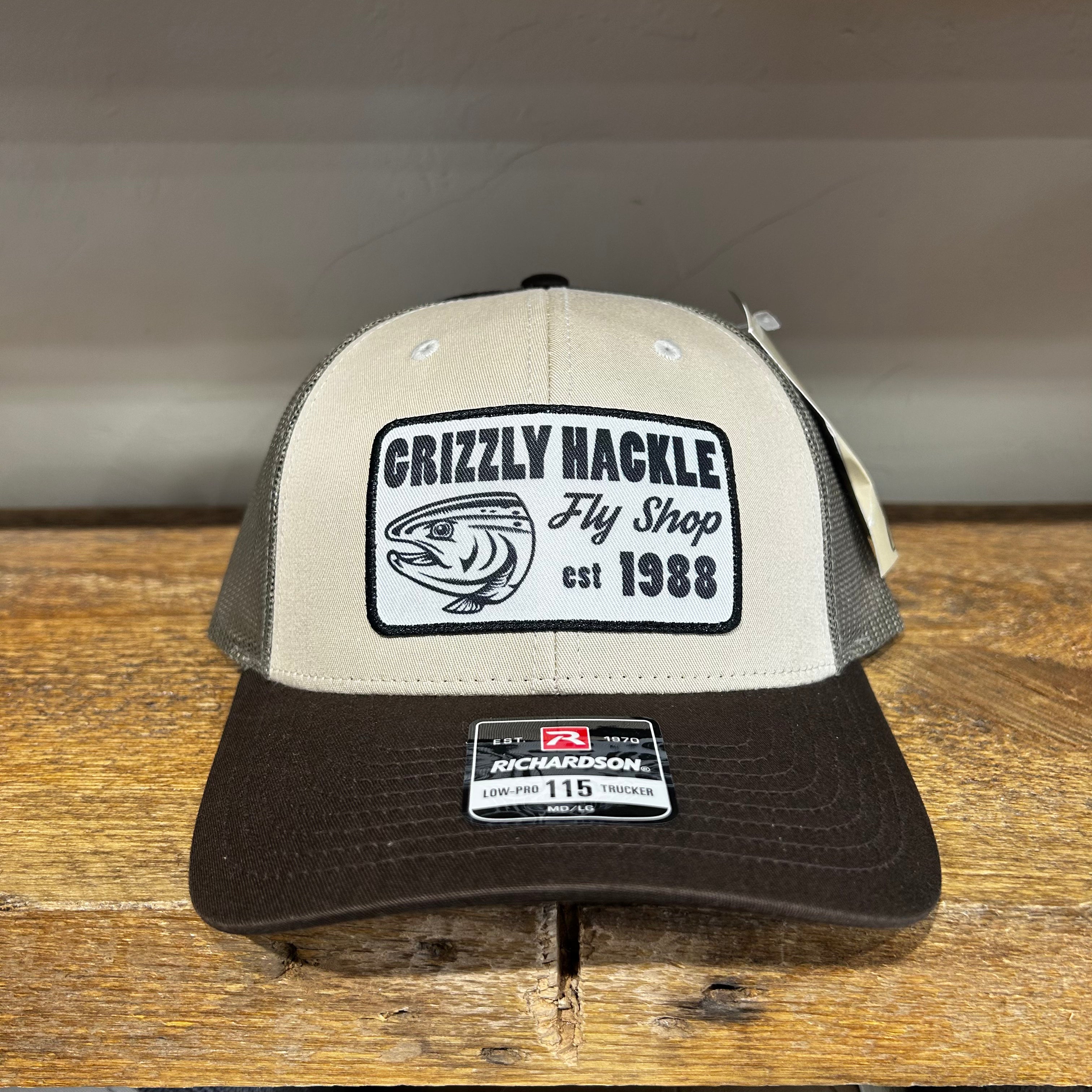 Grizzly Hackle Patch Hat - Est 1988
